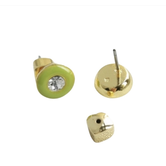NWT Kate Spade Candy Drop studs in bright green 💚🍏💚🍭🍬 - Picture 8 of 14